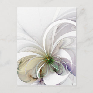 Grafisk designblommavykort vykort