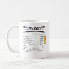 Grafisk designers present för digital konstnär kaffemugg