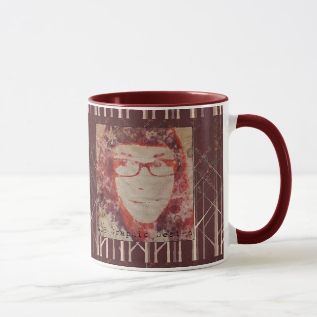 Grafisk designmugg för ADH Mugg (Höger)