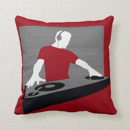 Grafisk DJ-svarv kudde