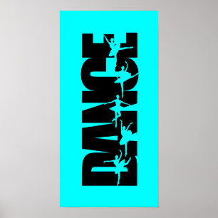 Grafisk fantastisk dans poster