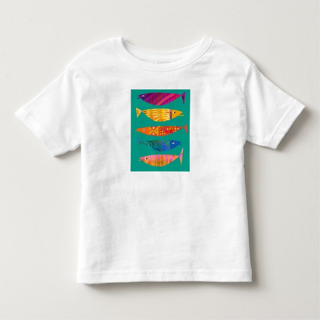 Grafisk fisk T-Shirt (Framsida)