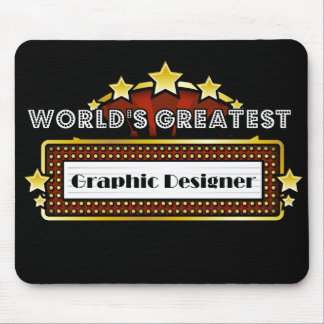 Grafisk formgivare för världsmästare musmatta