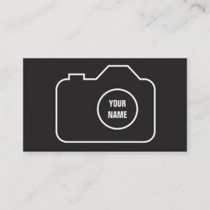 Grafisk FOTOGRAFIVISITKORT för FOTOGRAF Visitkort