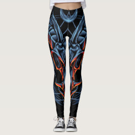 Grafisk fusion leggings
