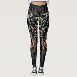 Grafisk fusion leggings
