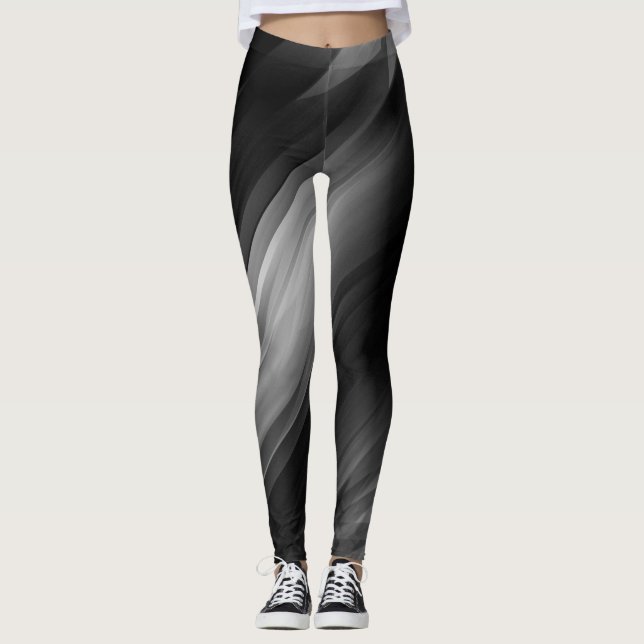 Grafisk fusion leggings (Framsida)