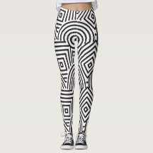 Grafisk geometri: Beauty Mönster Leggings