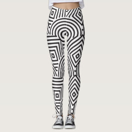Grafisk geometri: Beauty Mönster Leggings