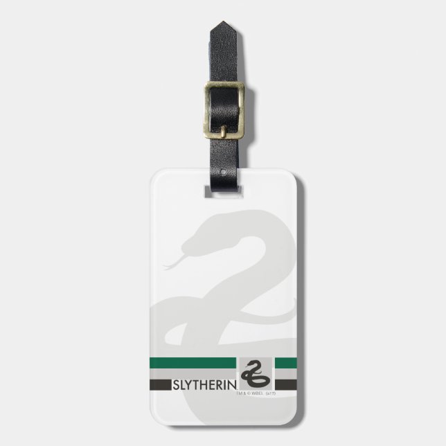 Grafisk Harry Potter | Slytherin huspride Bagagebricka (Vertikal Framsida)