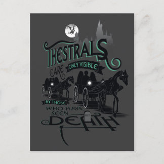Grafisk Harry Potter | Thestrals typografi Vykort