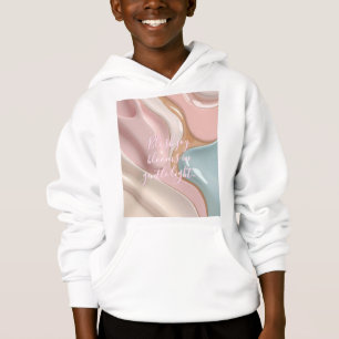 Grafisk hoodie för barn i överdragspullover-stil t shirt