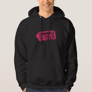 Grafisk Hoodie för biljett