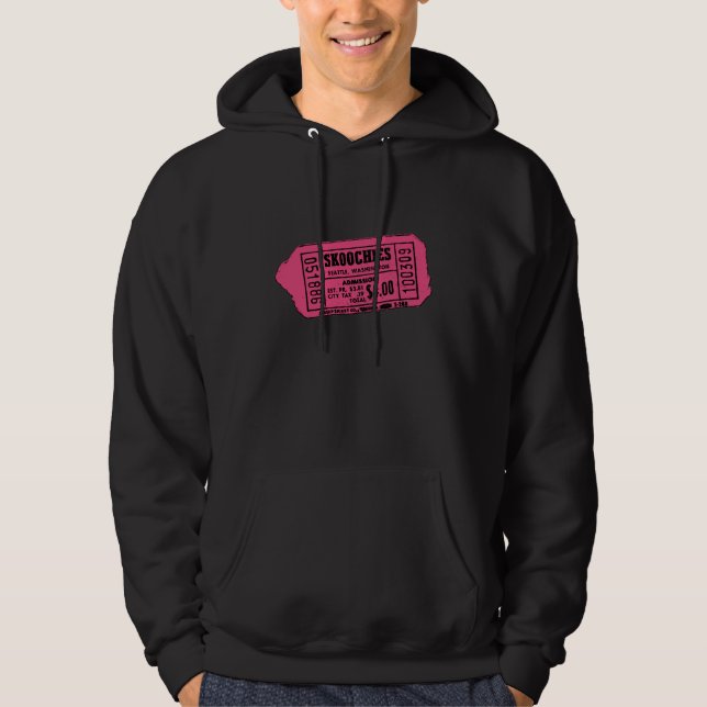 Grafisk Hoodie för biljett (Framsida)