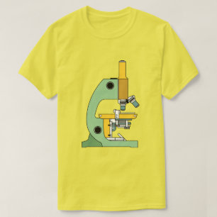 GRAFISK ILLUSTRATION AV ETT FÄRGMICROSKOPE TEE