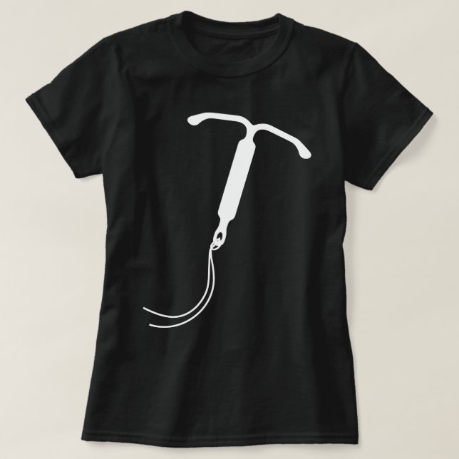 Grafisk IUD Tee Shirt (Design framsida)