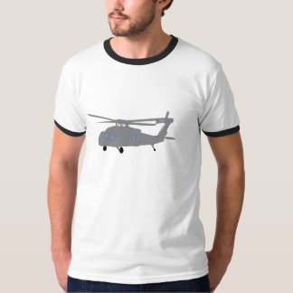 Grafisk jungfru- T-tröjahelikopter Tee