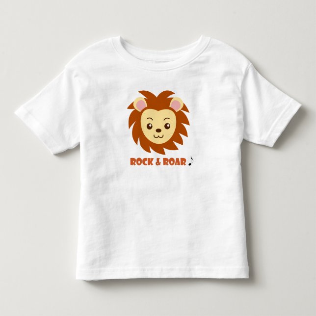 Grafisk Lejon T-shirt (Framsida)