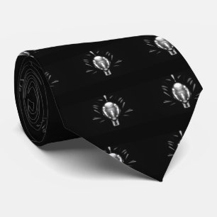 Grafisk ljus kula slips