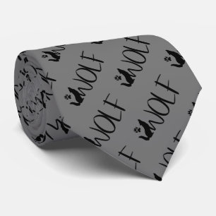 Grafisk logotyp för Howling Wolf-text   Slips