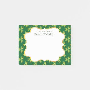 Grafisk lövklöver för Shamrock tre Post-it Block