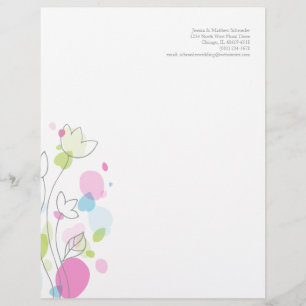 Grafisk modern blombläckfisk, bläckfisk brevhuvud
