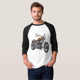 Grafisk motorcykel t shirt