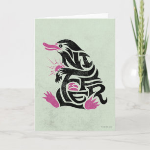 Grafisk NIFFLER™-typografi Kort