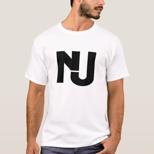 Grafisk NJ Tee Shirt (Framsida)