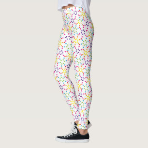 Grafisk regnbåge leggings