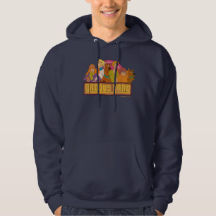 Grafisk Retro tecknad Scooby-Doo "för Groovy Sweatshirt Med Luva