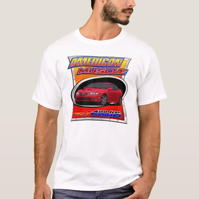 Grafisk röd T skjorta för 2006 GTO T-shirt (Framsida)