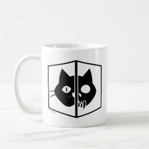 Grafisk Schrödinger katt Kaffemugg