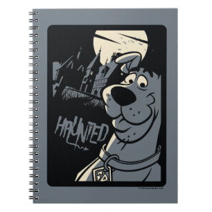 Grafisk Scooby-Doo Noir spökad herrgård Anteckningsbok