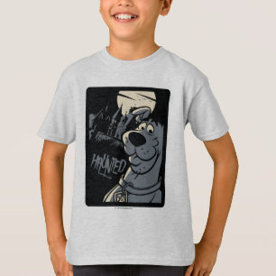 Grafisk Scooby-Doo Noir spökad herrgård T Shirt