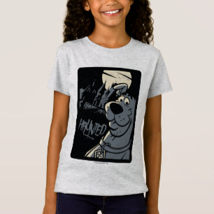 Grafisk Scooby-Doo Noir spökad herrgård T Shirt