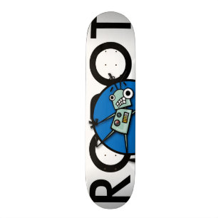 GRAFISK SKATEBOARD FÖR ROLIG ROBOT