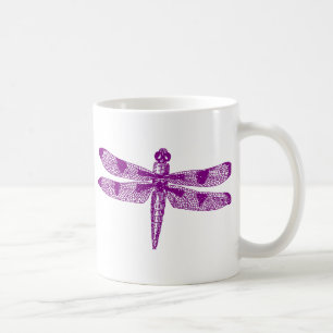 Grafisk slända kaffemugg