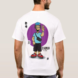 grafisk t-shirt av DJ HOODLUM a.k.a. The Robot DJ