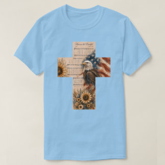 Grafisk T-shirt Patriotiskt Americana-tema
