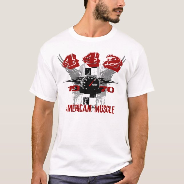 grafisk T-tröja 1970 442 Tee Shirt (Framsida)