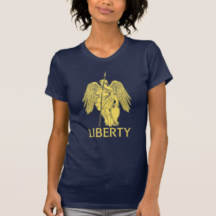 Grafisk T-tröja för damfrihet (Libertas) Tee Shirt