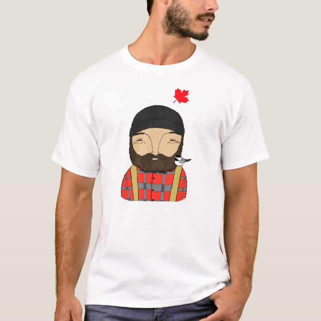 Grafisk T-tröja för kanadensisk T-shirt (Framsida)