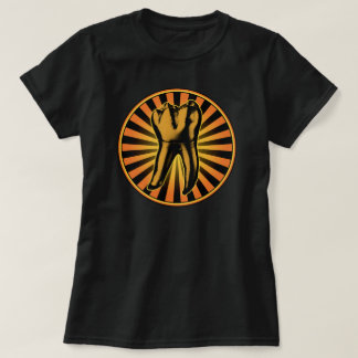 Grafisk tandEmblem T-shirt