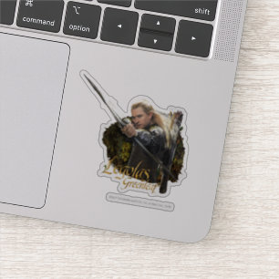 Grafisk teckningpilbåge för LEGOLAS GREENLEAF™ Klistermärken