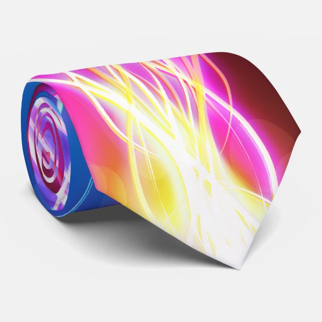 Grafisk Tie för design 5 Slips (Rullad)