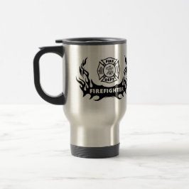 Grafisk travel mug för brandmantatuering resemugg