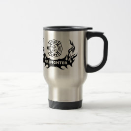 Grafisk travel mug för brandmantatuering resemugg