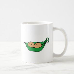 Grafisk tvilling- pod kaffemugg