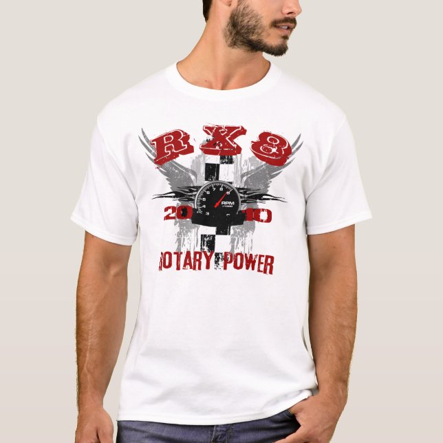 Grafisk utslagsplats 2010 RX8 T-shirt (Framsida)